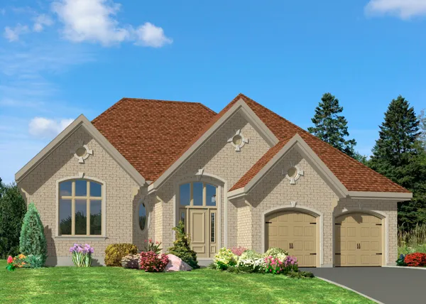 Full Rendering for House Plan #420306