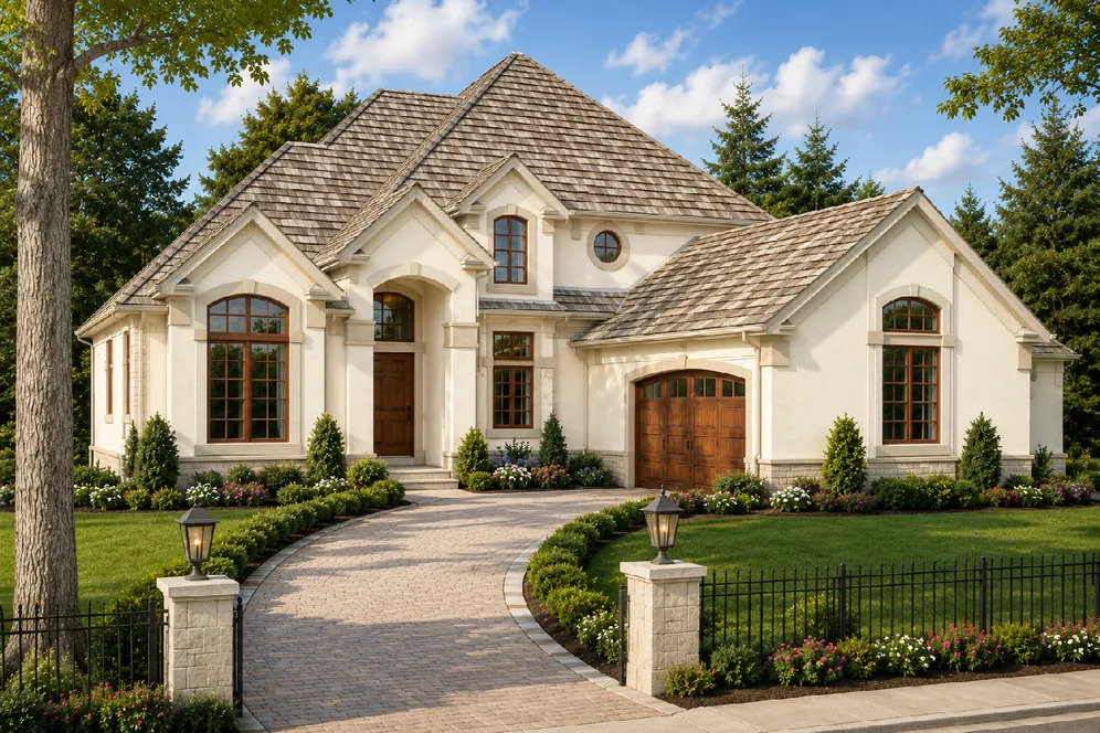 Full Rendering for House Plan #201563