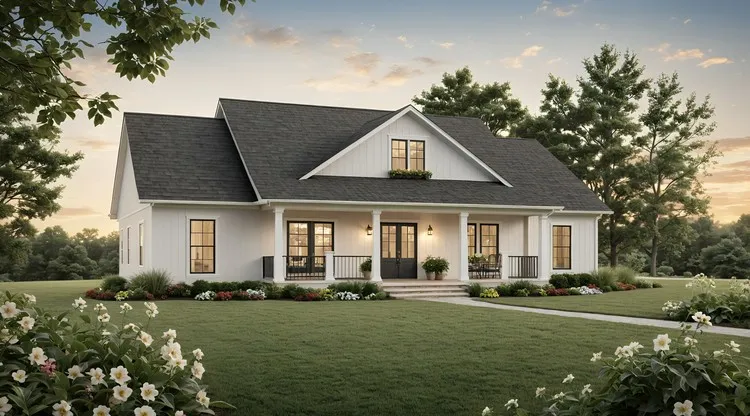Full Rendering for House Plan #211800