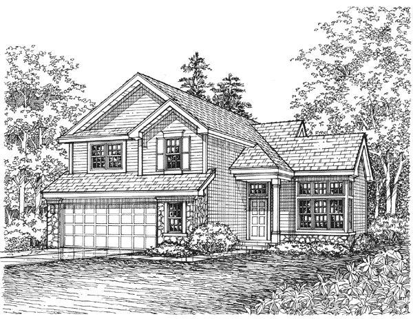 Full Rendering for House Plan #298039