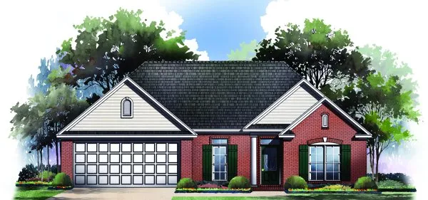 Full Rendering for House Plan #213061