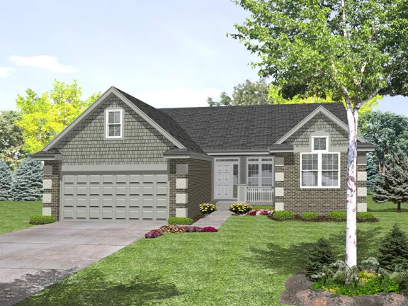 Full Rendering for House Plan #296522