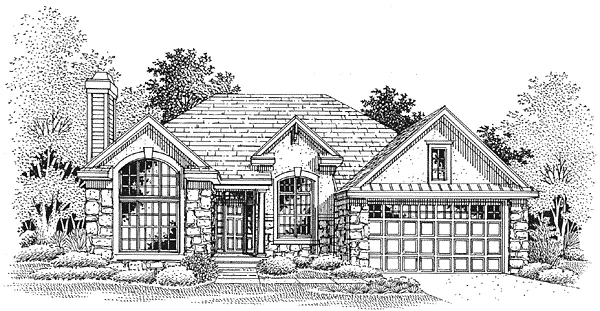 Full Rendering for House Plan #294249
