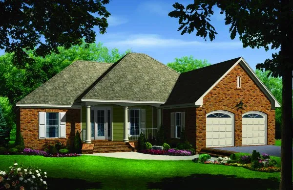 Full Rendering for House Plan #219471