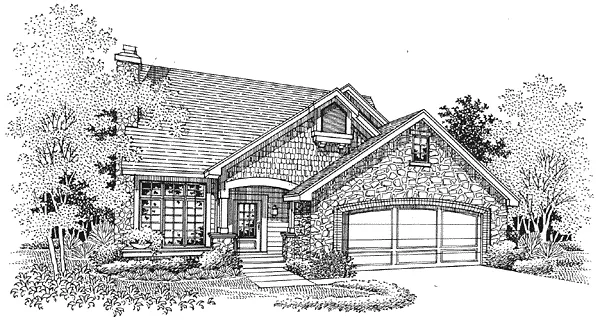 Full Rendering for House Plan #297249