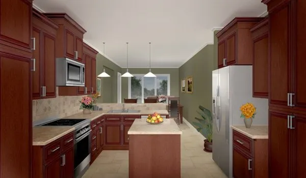 Highquality rendering for House Plan #219971