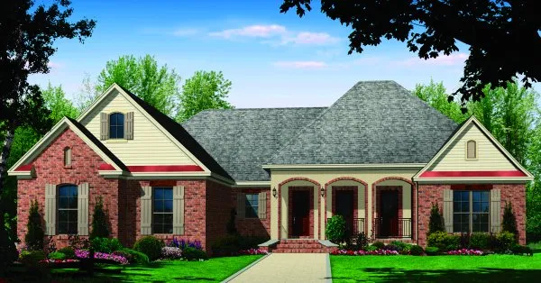 Full Rendering for House Plan #213022