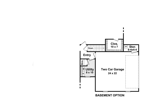 Basement Plan for House Plan #218361
