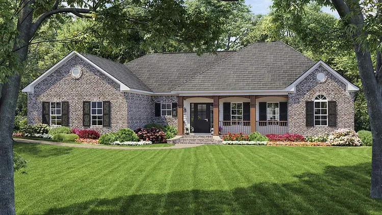 Full Rendering for House Plan #214561