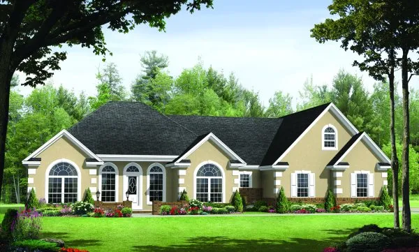 Full Rendering for House Plan #212991