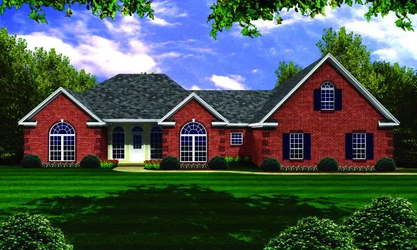 Full Rendering for House Plan #213152