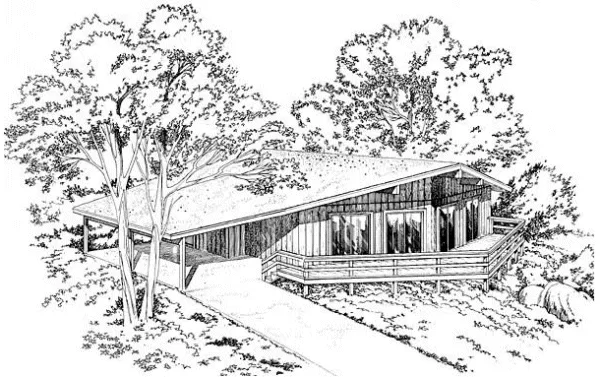 Full Rendering for House Plan #184701