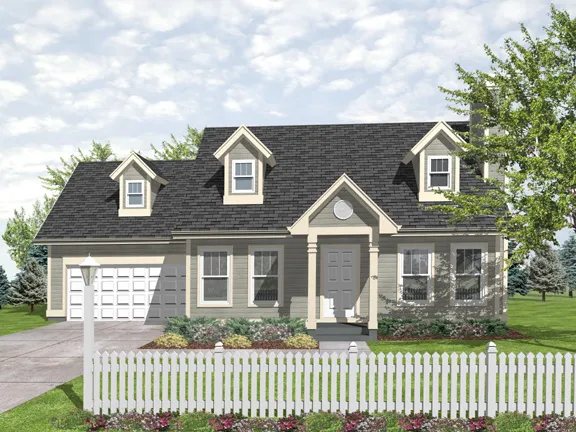 Full Rendering for House Plan #290522