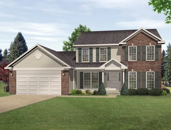 Full Rendering for House Plan #415002
