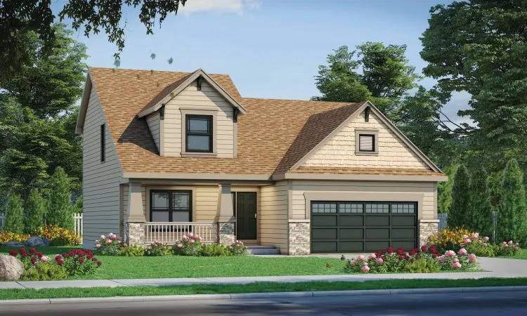 Full Rendering for House Plan #158876