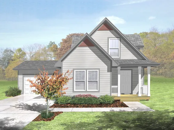 Full Rendering for House Plan #293132