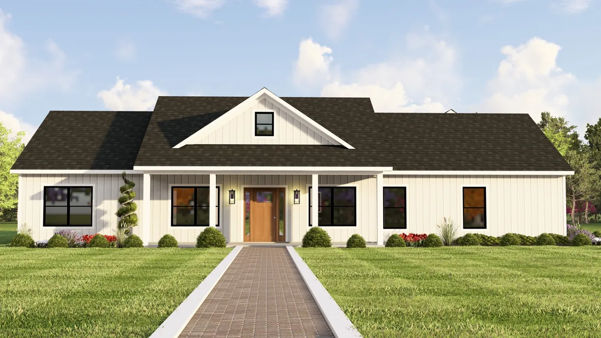 Full Rendering for House Plan #752991