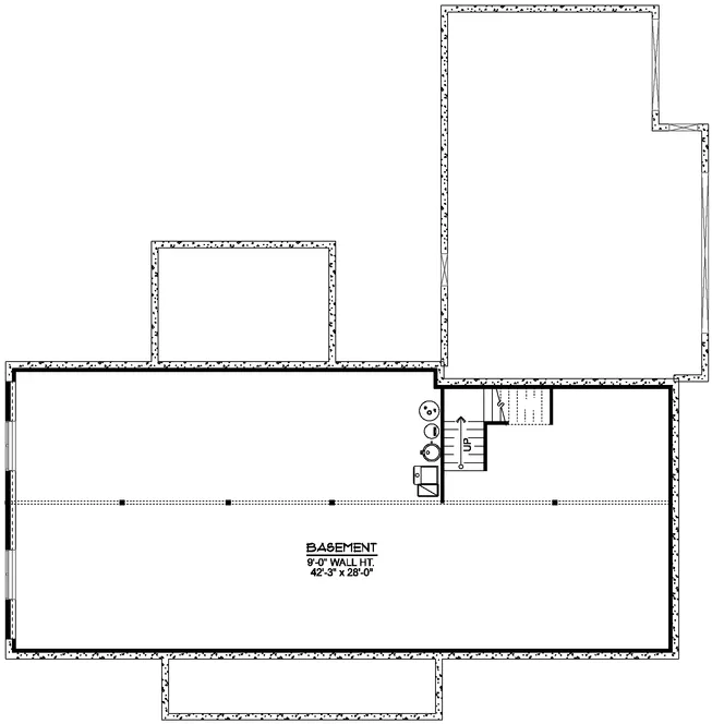 Basement Plan for House Plan #752991