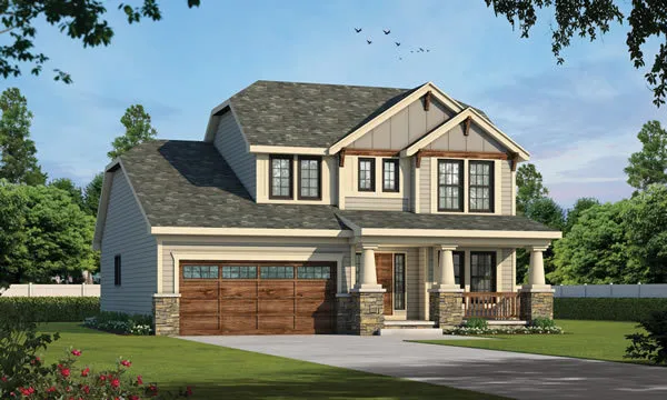 Full Rendering for House Plan #150458