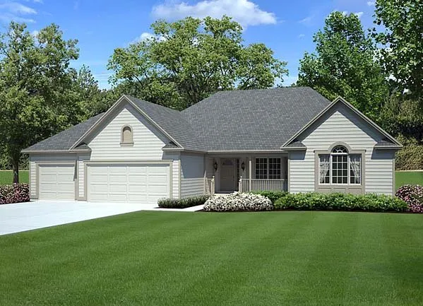 Full Rendering for House Plan #183801