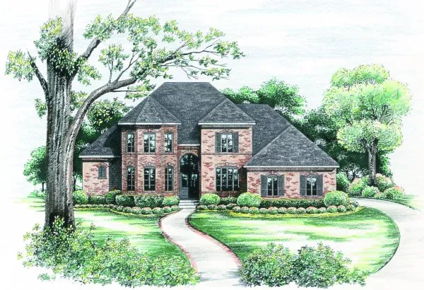 Full Rendering for House Plan #150619