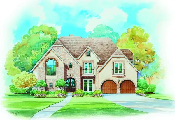 Full Rendering for House Plan #150629