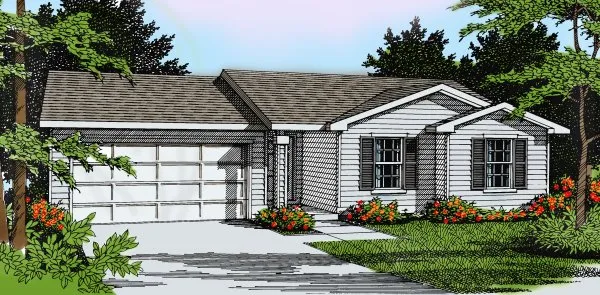 Full Rendering for House Plan #236129