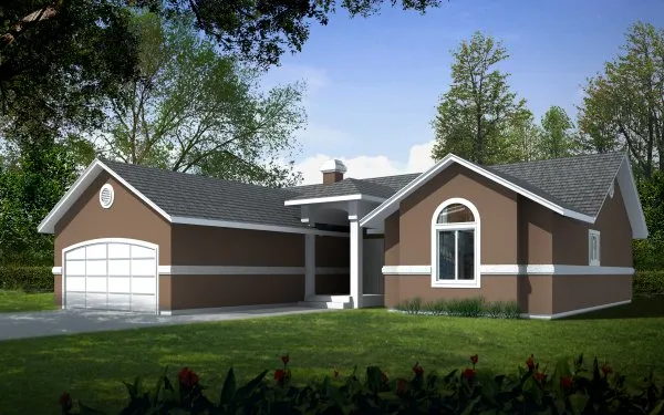Full Rendering for House Plan #234112