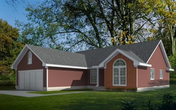 Full Rendering for House Plan #238112