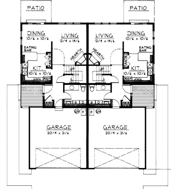 Main Floor Plan for House Plan #233229