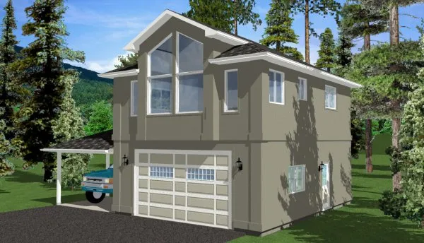 ExteriorPhoto for House Plan #195201