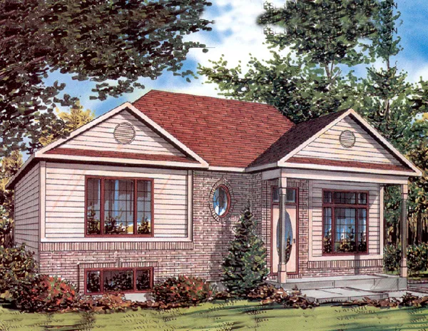 Full Rendering for House Plan #420313