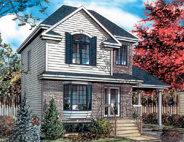 Full Rendering for House Plan #420513