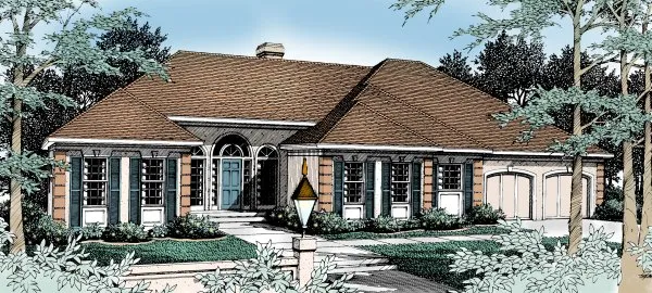 Full Rendering for House Plan #233139
