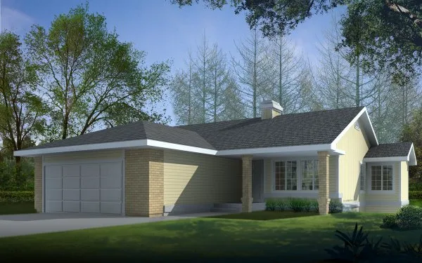 Full Rendering for House Plan #235139