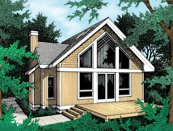 Full Rendering for House Plan #231239