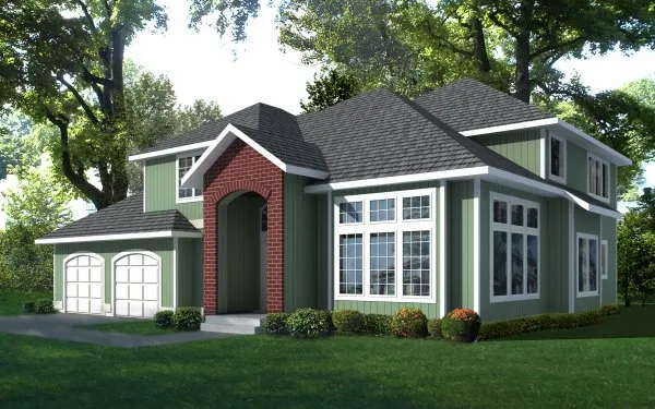 Full Rendering for House Plan #231123