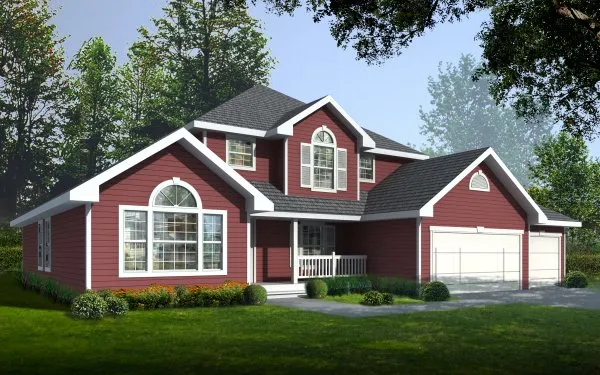 Full Rendering for House Plan #233123