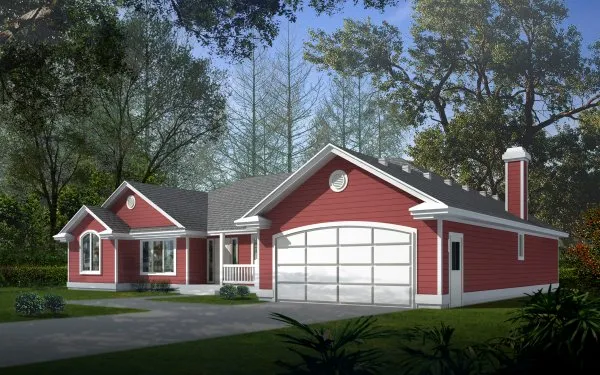 Full Rendering for House Plan #235149