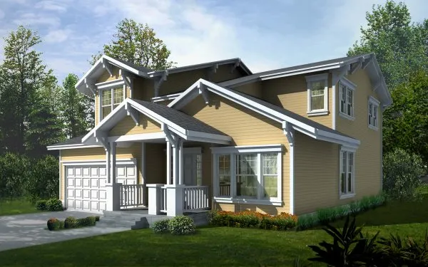 Full Rendering for House Plan #236249