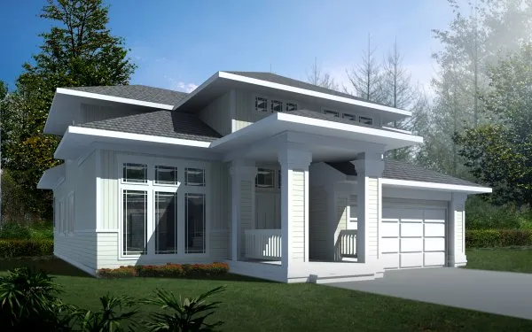 Full Rendering for House Plan #234124
