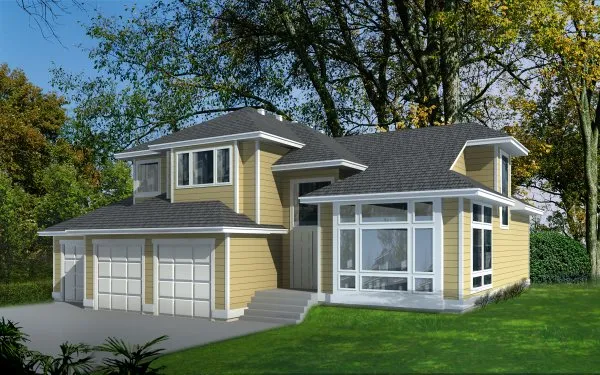 Full Rendering for House Plan #235124