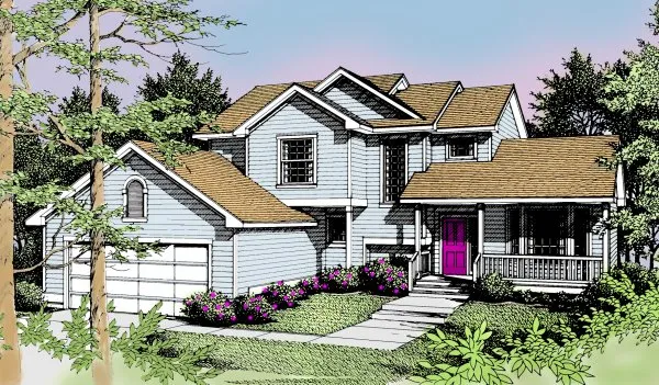 Full Rendering for House Plan #237124