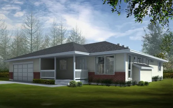 Full Rendering for House Plan #238159