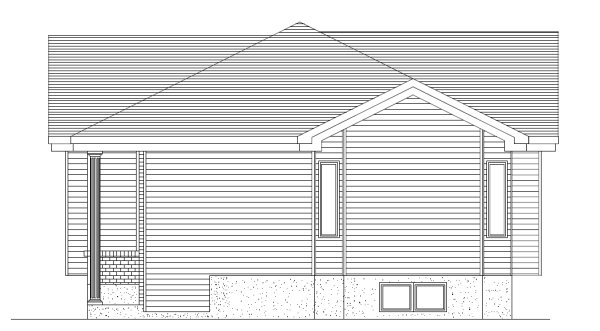 Right Elevation for House Plan #420123