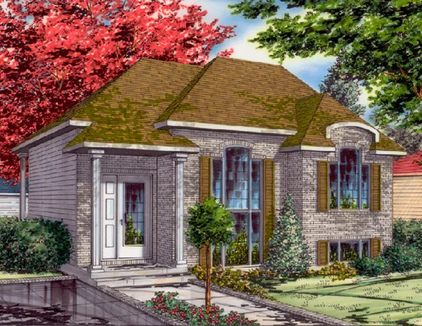 Full Rendering for House Plan #420723