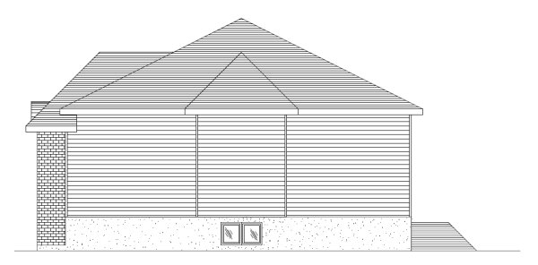Right Elevation for House Plan #420723