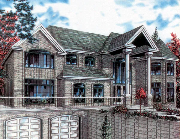 Full Rendering for House Plan #420413