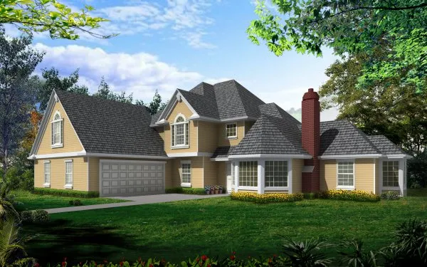 Full Rendering for House Plan #231325