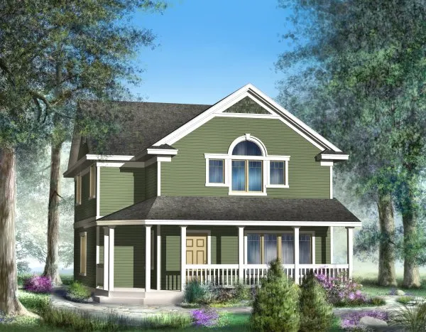 Full Rendering for House Plan #234325